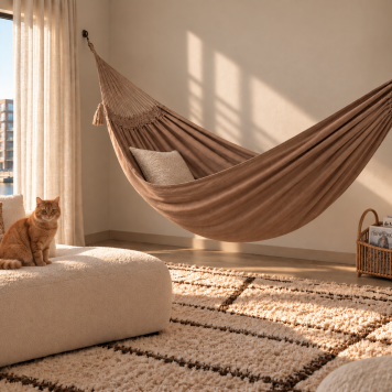 Amaca Tiburon L Mocha Macramé