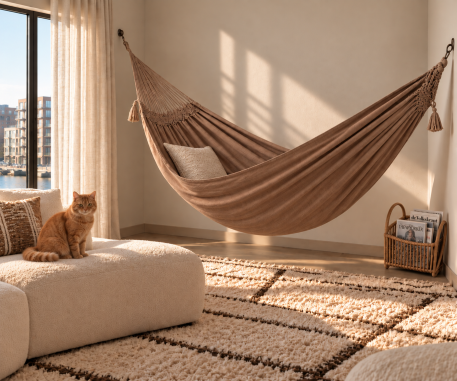 Amaca Tiburon L Mocha Macramé