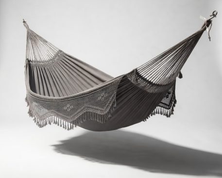 Amaca Tijubana Elefante Grigio Grande Macramé - immagine 3