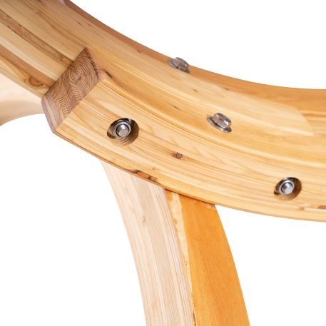 Arc Eucalyptus con sedia sospesa Dunes Lime Set completo con cuscini. RITIRO AD AALSMEER! - immagine 4