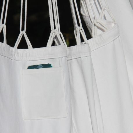 Arc Eucalyptus con poltrona sospesa NewLine bianco Set completo con cuscini - immagine 4