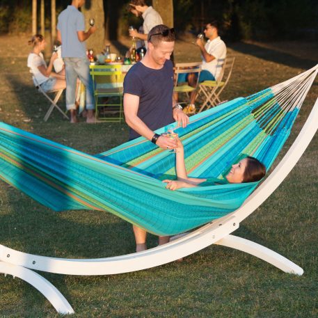 Amaca Curacao XL in cotone biologico con robusto supporto in legno - immagine 4