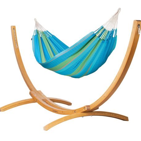 Amaca Curacao XL in cotone biologico con robusto supporto in legno