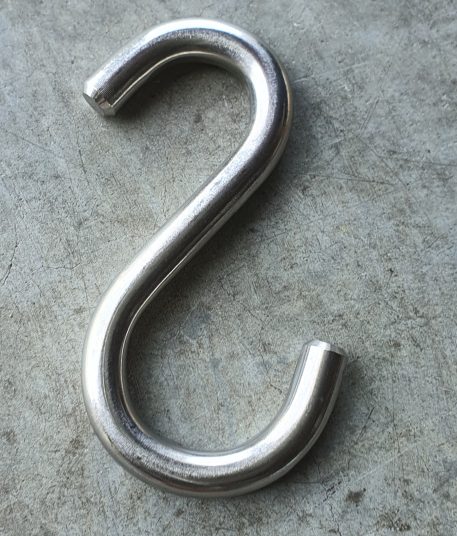 Gancio a S in acciaio inox