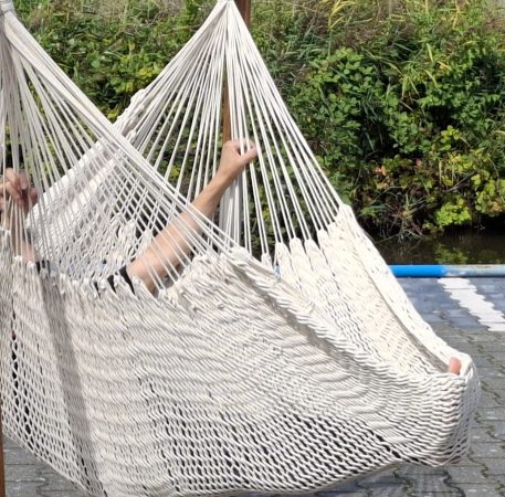 Net Lounger con telaio di design Grasshopper - immagine 3